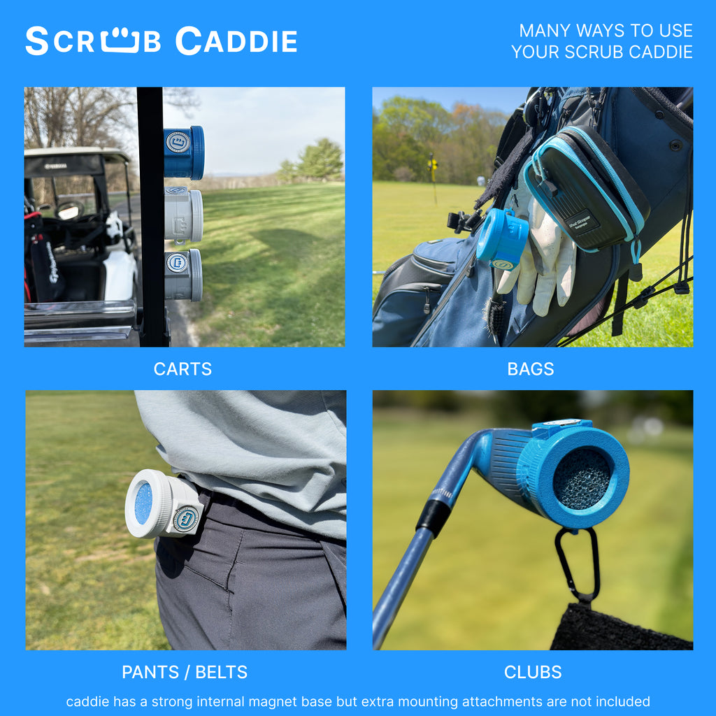 SCRUB CADDIE | Portable Golf Ball Cleaner
